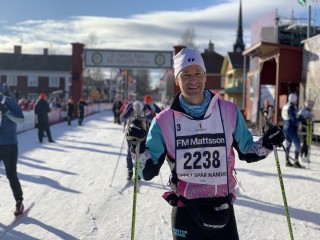 Johan Gustafsson efter Vasaloppets Öppet Spår